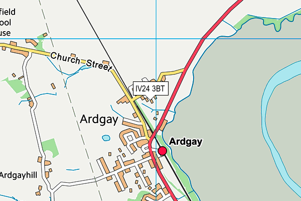 IV24 3BT map - OS VectorMap District (Ordnance Survey) IV24 3BT map - OS VectorMap District (Ordnance Survey)
