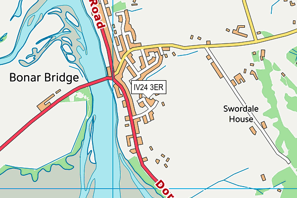 IV24 3ER map - OS VectorMap District (Ordnance Survey) IV24 3ER map - OS VectorMap District (Ordnance Survey)