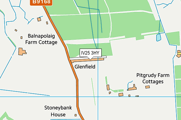 IV25 3HY map - OS VectorMap District (Ordnance Survey)
