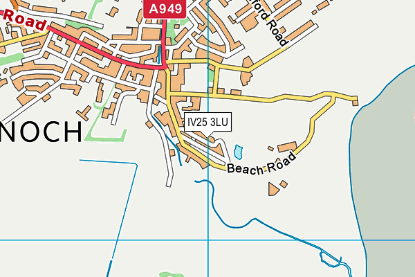 IV25 3LU map - OS VectorMap District (Ordnance Survey) IV25 3LU map - OS VectorMap District (Ordnance Survey)