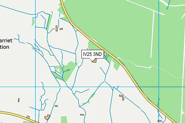 IV25 3ND map - OS VectorMap District (Ordnance Survey)