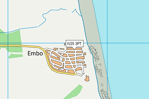 IV25 3PT map - OS VectorMap District (Ordnance Survey)