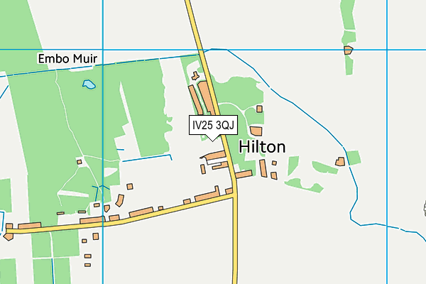 IV25 3QJ map - OS VectorMap District (Ordnance Survey) IV25 3QJ map - OS VectorMap District (Ordnance Survey)