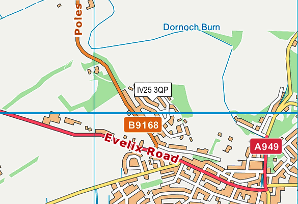 IV25 3QP map - OS VectorMap District (Ordnance Survey) IV25 3QP map - OS VectorMap District (Ordnance Survey)