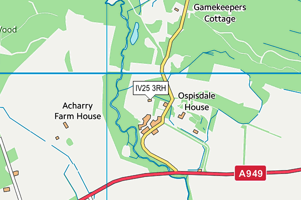 IV25 3RH map - OS VectorMap District (Ordnance Survey) IV25 3RH map - OS VectorMap District (Ordnance Survey)