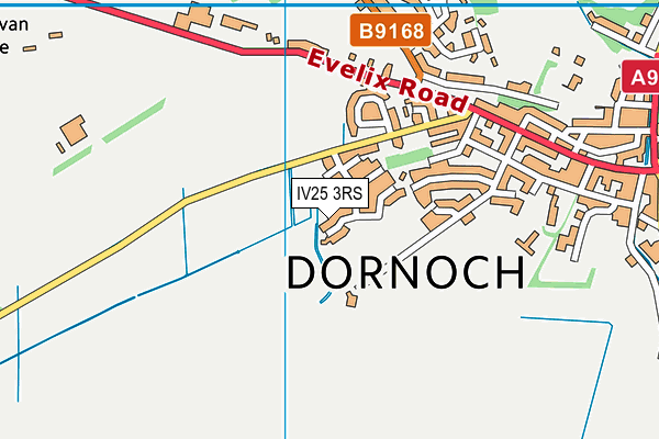 IV25 3RS map - OS VectorMap District (Ordnance Survey)