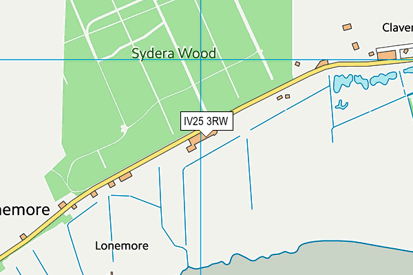 IV25 3RW map - OS VectorMap District (Ordnance Survey) IV25 3RW map - OS VectorMap District (Ordnance Survey)