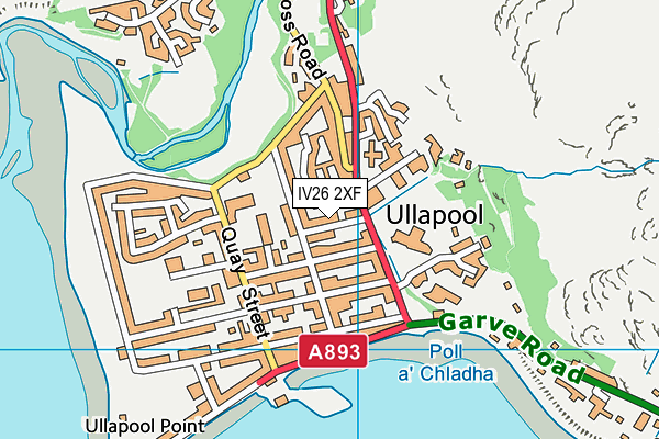 IV26 2XF map - OS VectorMap District (Ordnance Survey) IV26 2XF map - OS VectorMap District (Ordnance Survey)