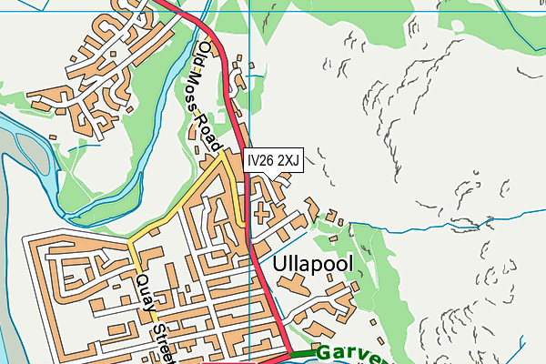 IV26 2XJ map - OS VectorMap District (Ordnance Survey) IV26 2XJ map - OS VectorMap District (Ordnance Survey)