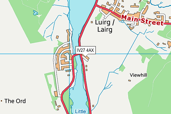 IV27 4AX map - OS VectorMap District (Ordnance Survey) IV27 4AX map - OS VectorMap District (Ordnance Survey)