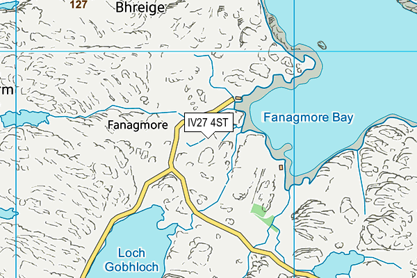 IV27 4ST map - OS VectorMap District (Ordnance Survey) IV27 4ST map - OS VectorMap District (Ordnance Survey)