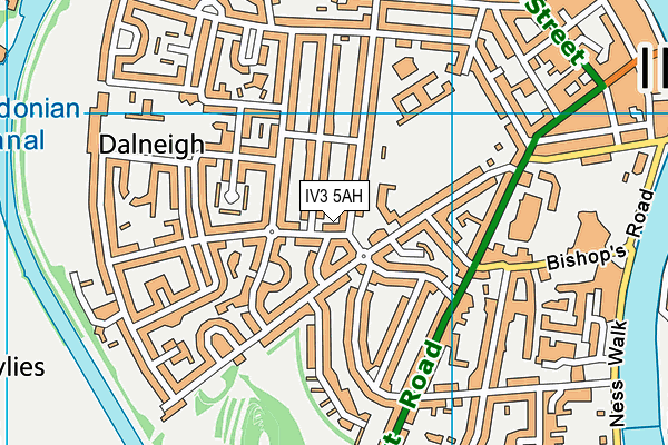 IV3 5AH map - OS VectorMap District (Ordnance Survey) IV3 5AH map - OS VectorMap District (Ordnance Survey)
