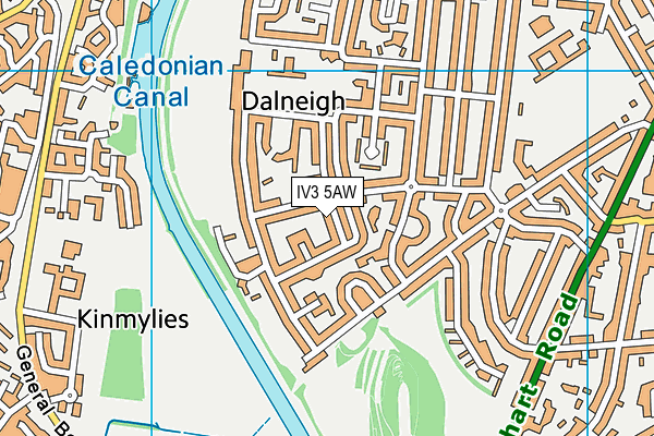 IV3 5AW map - OS VectorMap District (Ordnance Survey) IV3 5AW map - OS VectorMap District (Ordnance Survey)