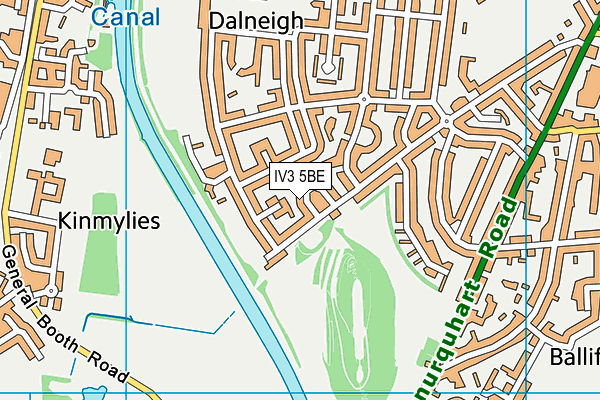 IV3 5BE map - OS VectorMap District (Ordnance Survey) IV3 5BE map - OS VectorMap District (Ordnance Survey)