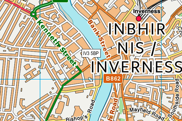 IV3 5BP map - OS VectorMap District (Ordnance Survey) IV3 5BP map - OS VectorMap District (Ordnance Survey)