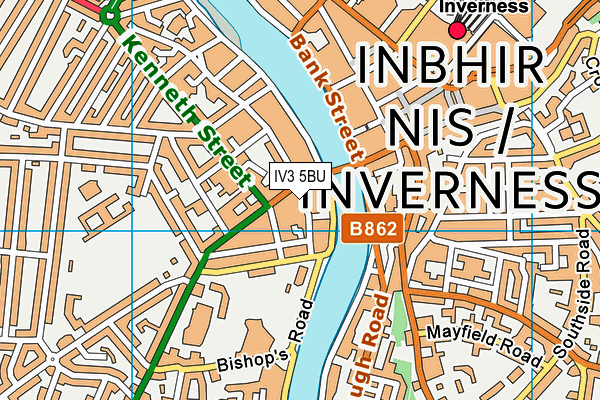 IV3 5BU map - OS VectorMap District (Ordnance Survey) IV3 5BU map - OS VectorMap District (Ordnance Survey)