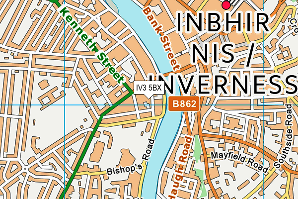 IV3 5BX map - OS VectorMap District (Ordnance Survey) IV3 5BX map - OS VectorMap District (Ordnance Survey)