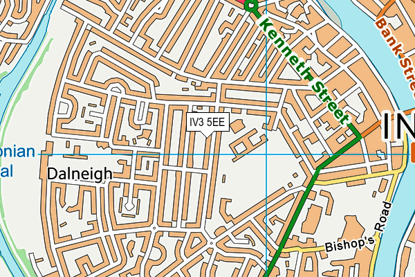 IV3 5EE map - OS VectorMap District (Ordnance Survey) IV3 5EE map - OS VectorMap District (Ordnance Survey)