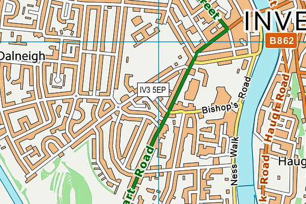 IV3 5EP map - OS VectorMap District (Ordnance Survey) IV3 5EP map - OS VectorMap District (Ordnance Survey)