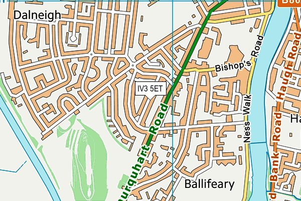 IV3 5ET map - OS VectorMap District (Ordnance Survey)