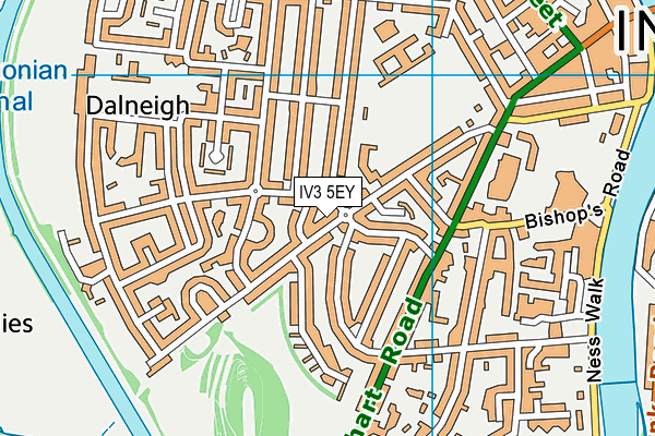 IV3 5EY map - OS VectorMap District (Ordnance Survey) IV3 5EY map - OS VectorMap District (Ordnance Survey)
