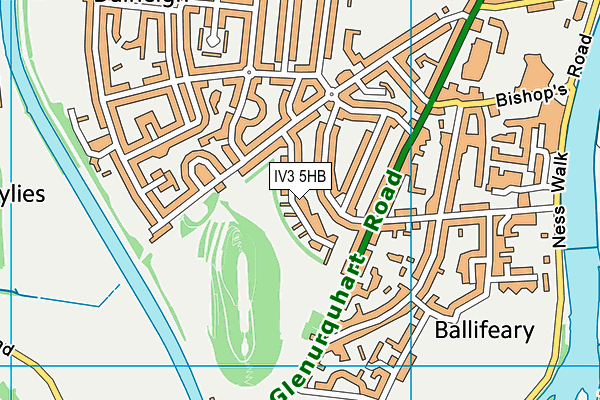 IV3 5HB map - OS VectorMap District (Ordnance Survey) IV3 5HB map - OS VectorMap District (Ordnance Survey)