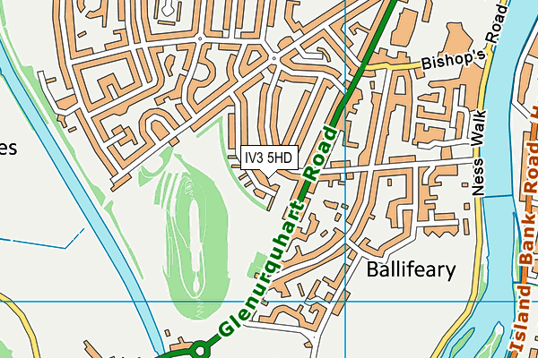 IV3 5HD map - OS VectorMap District (Ordnance Survey) IV3 5HD map - OS VectorMap District (Ordnance Survey)