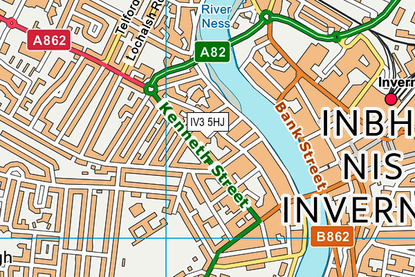 IV3 5HJ map - OS VectorMap District (Ordnance Survey) IV3 5HJ map - OS VectorMap District (Ordnance Survey)