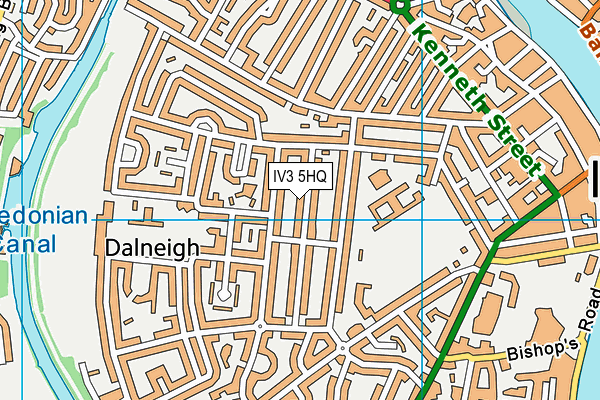 IV3 5HQ map - OS VectorMap District (Ordnance Survey) IV3 5HQ map - OS VectorMap District (Ordnance Survey)