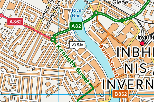 IV3 5JA map - OS VectorMap District (Ordnance Survey) IV3 5JA map - OS VectorMap District (Ordnance Survey)