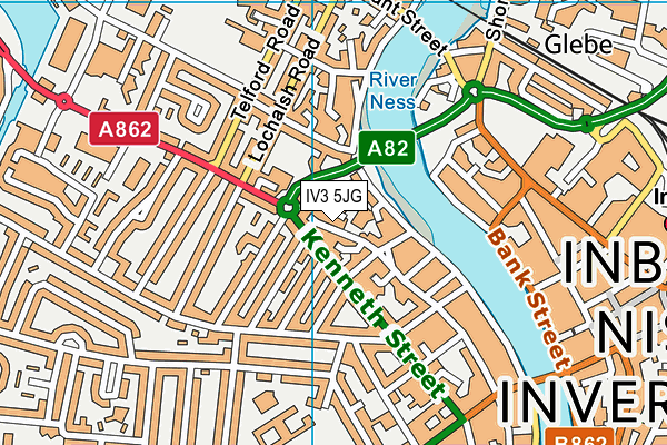 IV3 5JG map - OS VectorMap District (Ordnance Survey) IV3 5JG map - OS VectorMap District (Ordnance Survey)