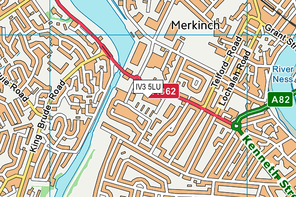 IV3 5LU map - OS VectorMap District (Ordnance Survey) IV3 5LU map - OS VectorMap District (Ordnance Survey)
