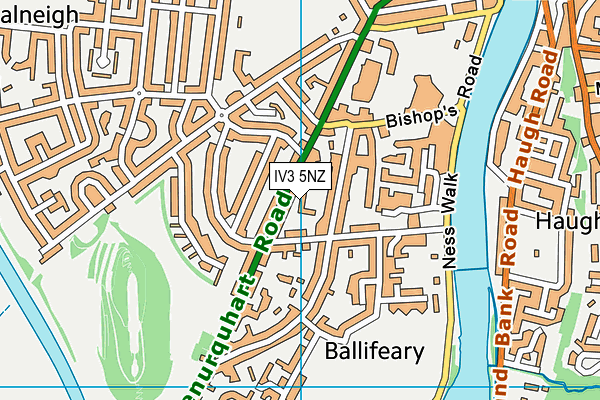 IV3 5NZ map - OS VectorMap District (Ordnance Survey) IV3 5NZ map - OS VectorMap District (Ordnance Survey)