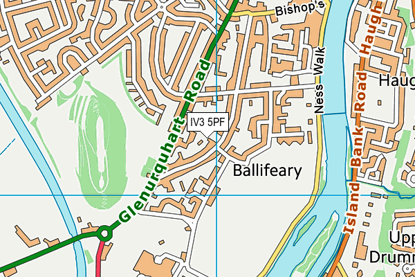 IV3 5PF map - OS VectorMap District (Ordnance Survey)