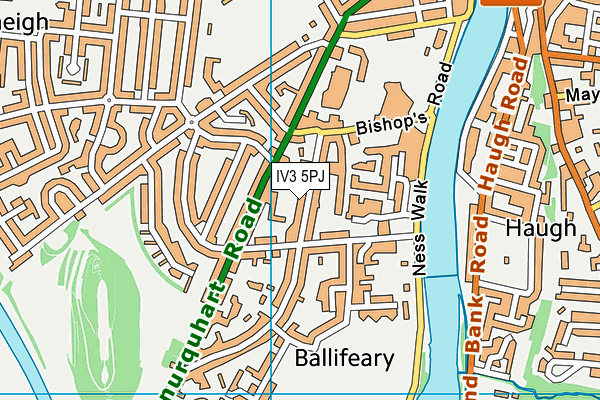 IV3 5PJ map - OS VectorMap District (Ordnance Survey) IV3 5PJ map - OS VectorMap District (Ordnance Survey)