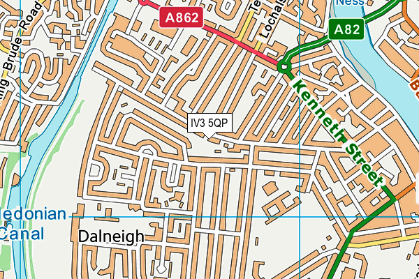 IV3 5QP map - OS VectorMap District (Ordnance Survey) IV3 5QP map - OS VectorMap District (Ordnance Survey)