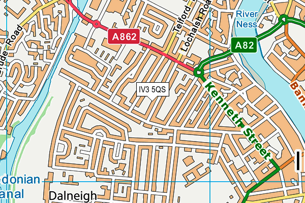 IV3 5QS map - OS VectorMap District (Ordnance Survey) IV3 5QS map - OS VectorMap District (Ordnance Survey)