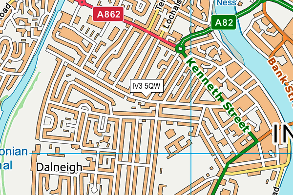 IV3 5QW map - OS VectorMap District (Ordnance Survey) IV3 5QW map - OS VectorMap District (Ordnance Survey)