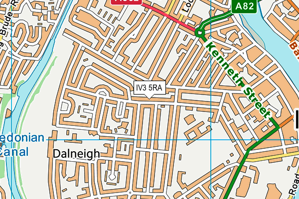 IV3 5RA map - OS VectorMap District (Ordnance Survey) IV3 5RA map - OS VectorMap District (Ordnance Survey)