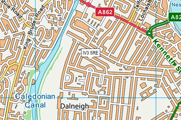 IV3 5RE map - OS VectorMap District (Ordnance Survey) IV3 5RE map - OS VectorMap District (Ordnance Survey)