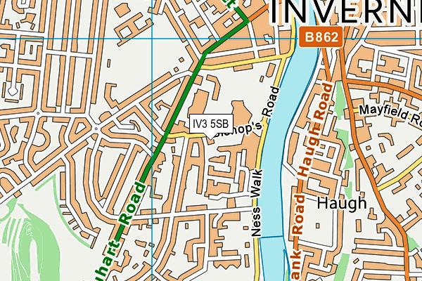 IV3 5SB map - OS VectorMap District (Ordnance Survey) IV3 5SB map - OS VectorMap District (Ordnance Survey)