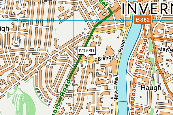 IV3 5SD map - OS VectorMap District (Ordnance Survey) IV3 5SD map - OS VectorMap District (Ordnance Survey)