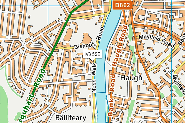 IV3 5SE map - OS VectorMap District (Ordnance Survey) IV3 5SE map - OS VectorMap District (Ordnance Survey)