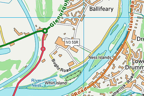 IV3 5SR map - OS VectorMap District (Ordnance Survey) IV3 5SR map - OS VectorMap District (Ordnance Survey)