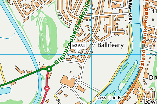 IV3 5SU map - OS VectorMap District (Ordnance Survey)