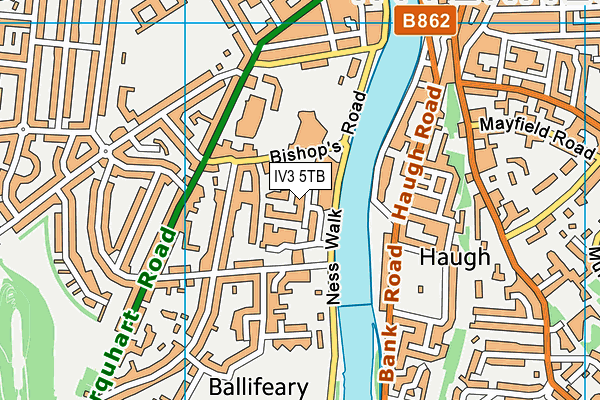 IV3 5TB map - OS VectorMap District (Ordnance Survey)