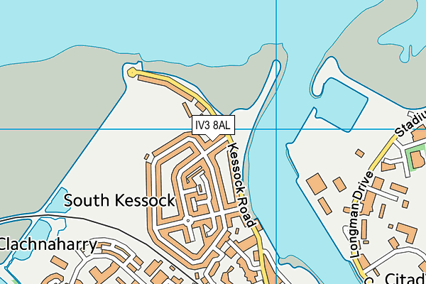 IV3 8AL map - OS VectorMap District (Ordnance Survey) IV3 8AL map - OS VectorMap District (Ordnance Survey)