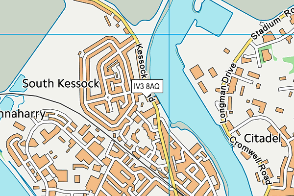 IV3 8AQ map - OS VectorMap District (Ordnance Survey) IV3 8AQ map - OS VectorMap District (Ordnance Survey)