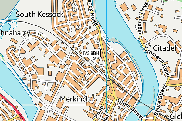 IV3 8BH map - OS VectorMap District (Ordnance Survey) IV3 8BH map - OS VectorMap District (Ordnance Survey)