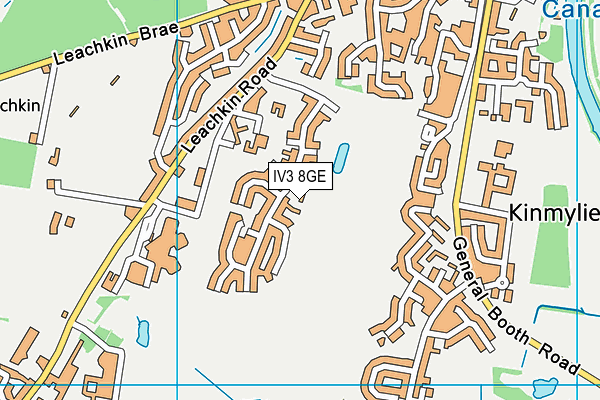 IV3 8GE map - OS VectorMap District (Ordnance Survey) IV3 8GE map - OS VectorMap District (Ordnance Survey)